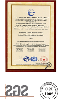 9001-2008 certificates